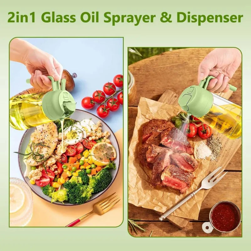 Glass Oil Spray Bottle for Cooking & Baking - My Store
