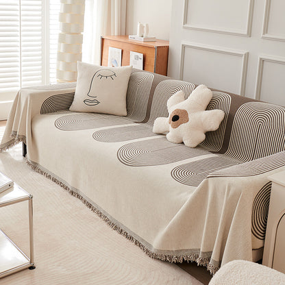 Dual-Sided Chenille Sofa Cover - My Store