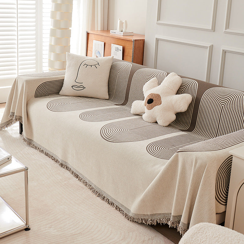 Dual-Sided Chenille Sofa Cover - My Store