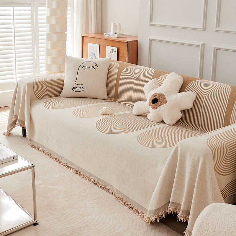 Dual-Sided Chenille Sofa Cover - My Store
