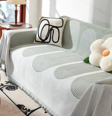 Dual-Sided Chenille Sofa Cover - My Store