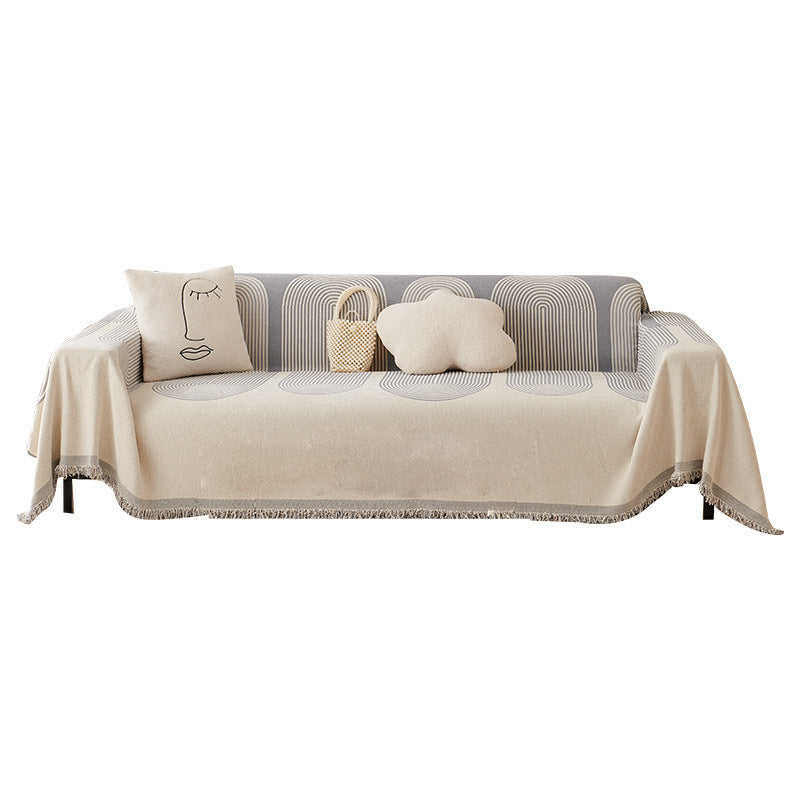 Dual-Sided Chenille Sofa Cover - My Store