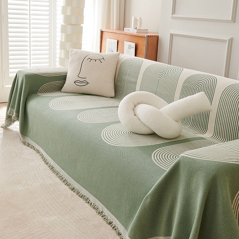 Dual-Sided Chenille Sofa Cover - My Store
