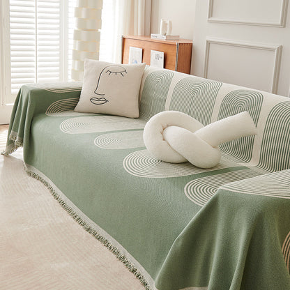 Dual-Sided Chenille Sofa Cover - My Store