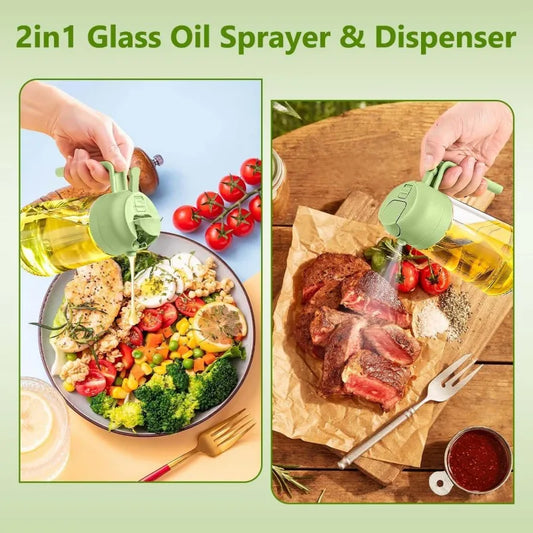 Glass Oil Spray Bottle for Cooking & Baking - My Store