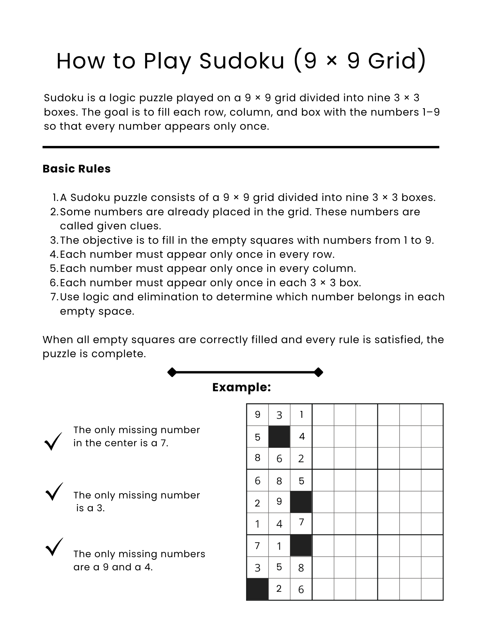 Sudoku Challenge for Adults - My Store